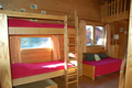 East side of the chalet in summer