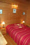 Portrait view of the chalet's east side